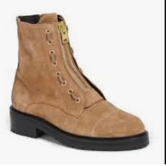 All Saints Ariel Combat Suede Boots Size EU 36 New - Picture 1 of 14